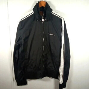 True Religion windbreaker men's Striped sleeve size extra large